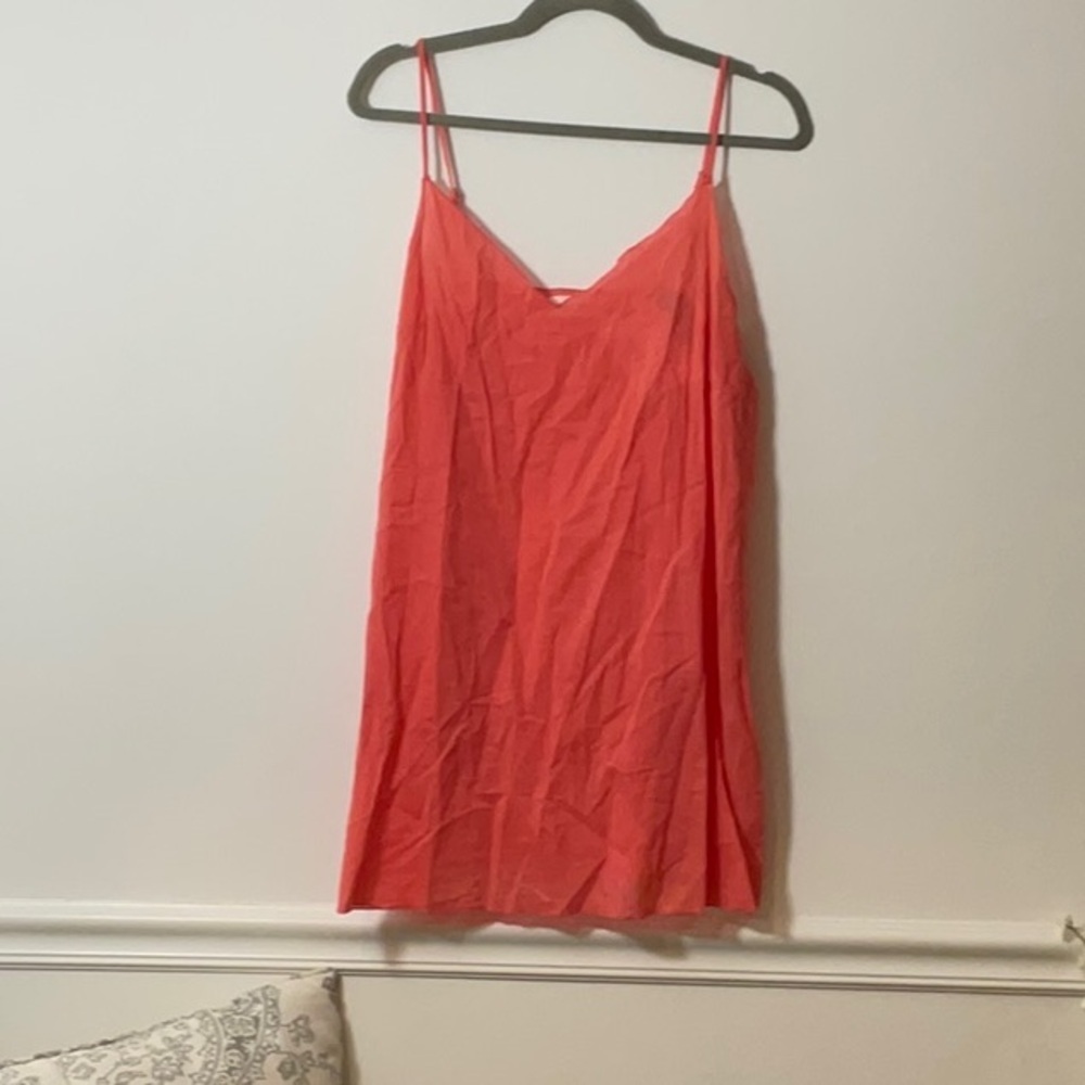 Velvet by Graham & Spencer Orange Pink Relaxed Camisole